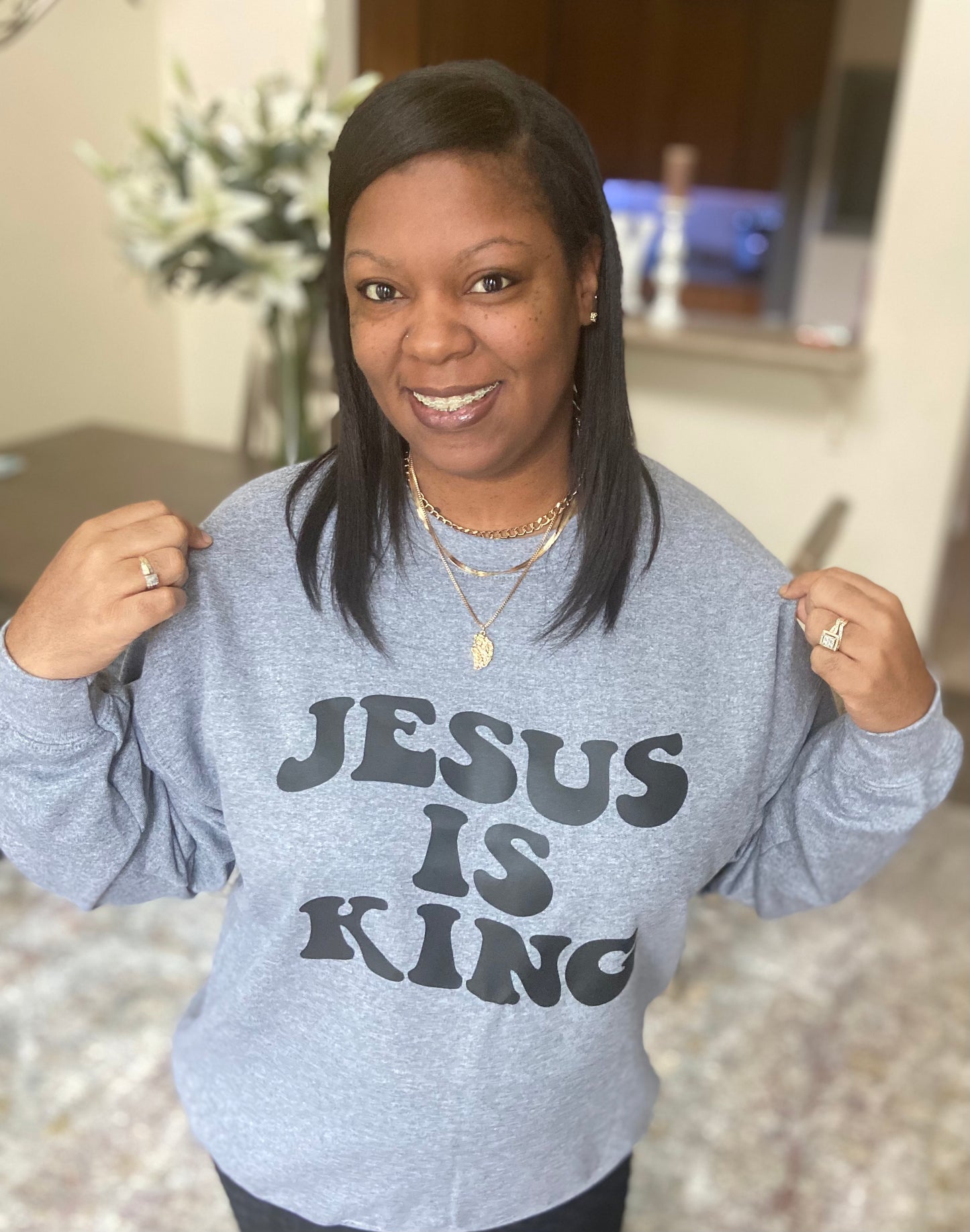 Jesus is King Crewneck