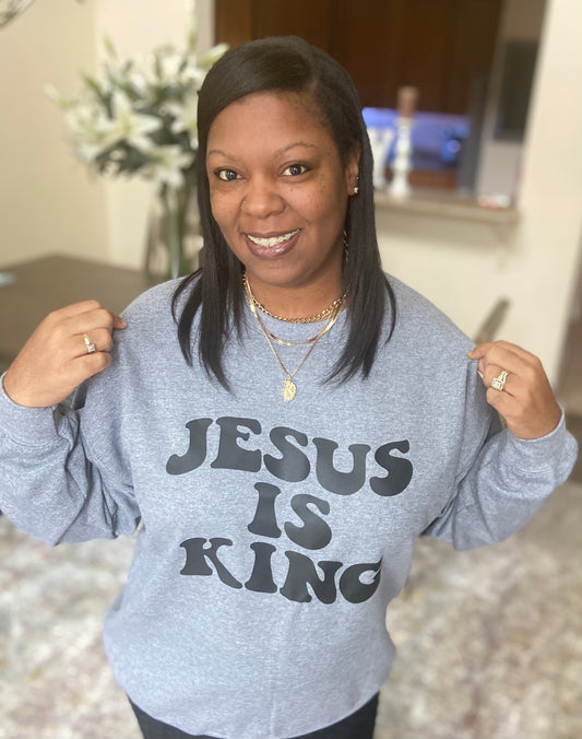 Jesus is King Crewneck