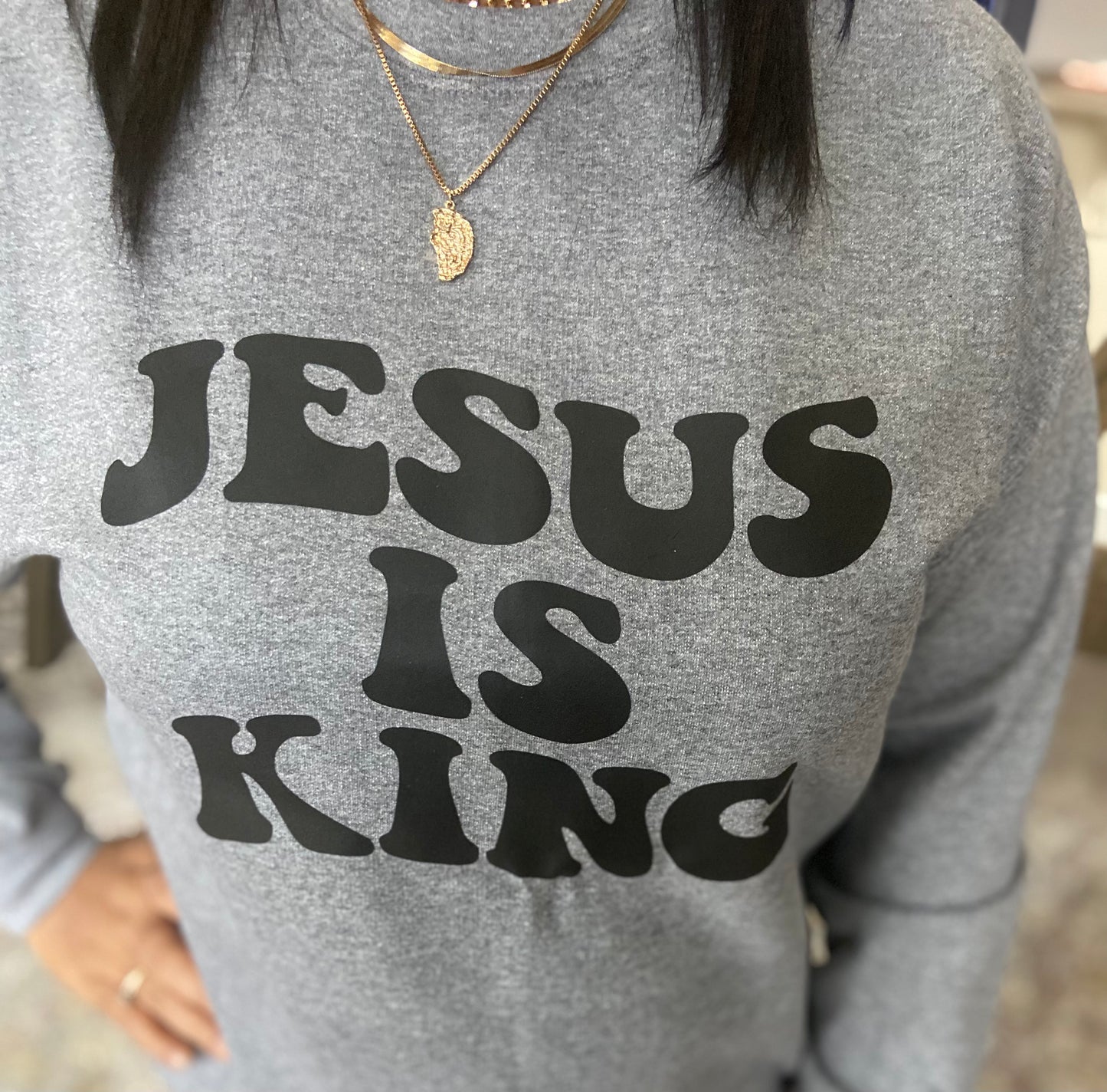 Jesus is King Crewneck